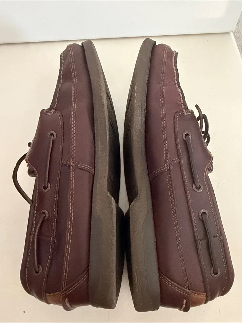 Sperry’s MAKO Leather Boat Shoes size10.5 Wide